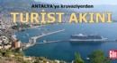 Antalya'ya kruvaziyerden turist akını