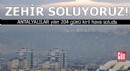 Antalyalılar yılın 204 günü kirli hava soludu