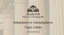 Askerlerin Tayin Hakkı