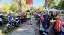 Burdurlu motosikletliler Muğla'da festivale katıldı