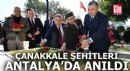 Çanakkale şehitleri Antalya'da anıldı