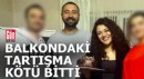 Eşlerin balkondaki tartışması kötü bitti