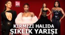 Kırmızı halıda şıklık yarışı