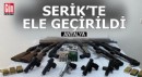 Serik'te ruhsatsız silah operasyonu