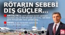 Valinin açıklamasının Türkçe meali; Antalya'daki rötarların sebebi dış güçler...