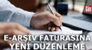 e-Arşiv faturasına yeni düzenleme